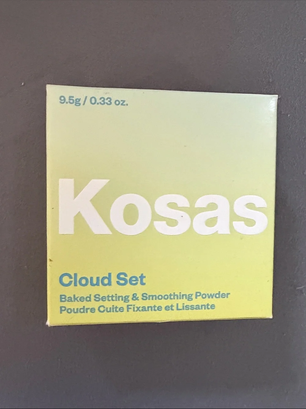 Kosas Cloud Set Baked Powder - Yellow Green Gradient Box